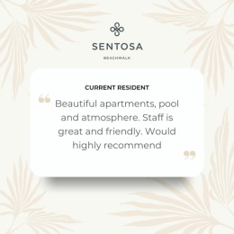 💕Do you love living ✨a life well lived✨ at Sentosa Beachwalk? Leave us a review to let us know how we’re doing! Instagram post from @sentosa_beachwalk on July 05, 2024 07:26:16am